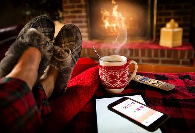 Electric Fireplace and Cabinet